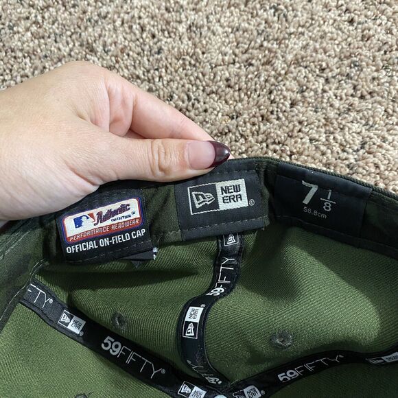 MINNESOTA TWINS New Era “Armed Forces Day" Camo Fitted Hat (7 1/8) 59FIFTY MLB - Picture 7 of 7